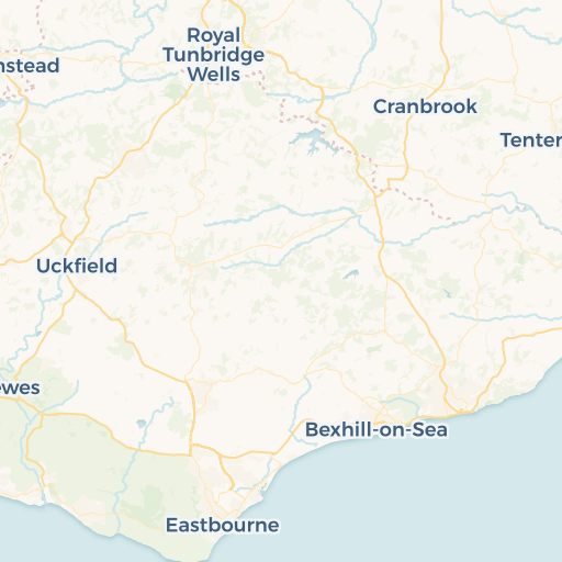 map of Eastbourne