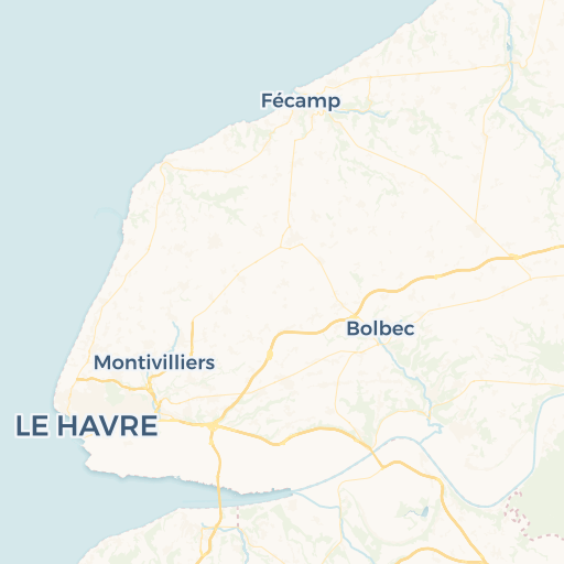 map of Le Havre