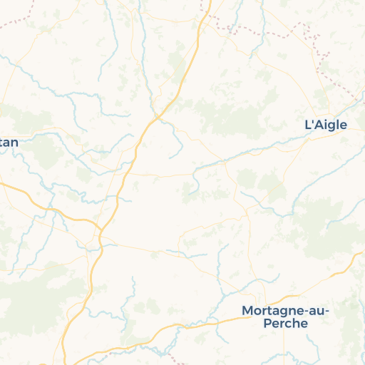 map of Orne