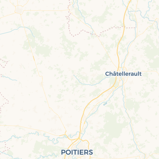 map of Poitiers