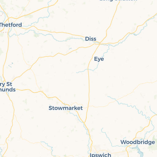 map of Woodbridge