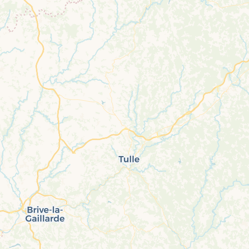 map of Tulle