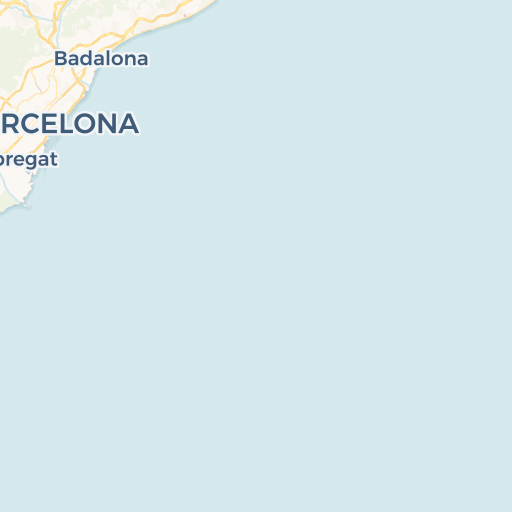map of Badalona