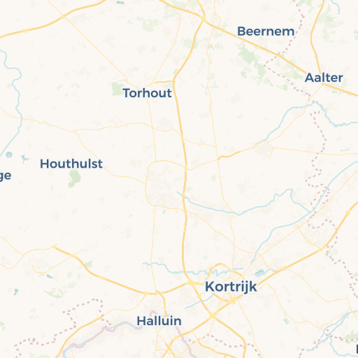 map of Kuurne