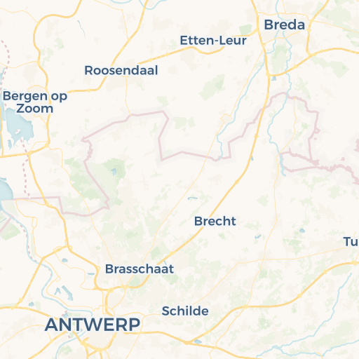map of Bergen Op Zoom