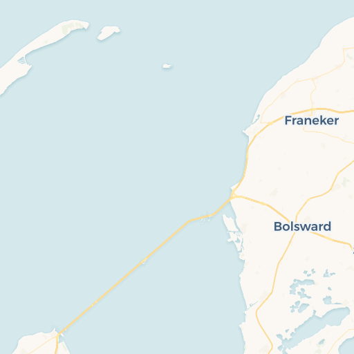 map of Franeker