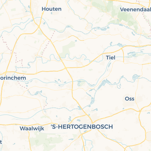 map of 's-Hertogenbosch