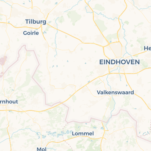 map of Tilburg
