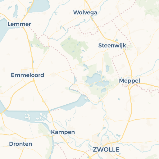 map of Zwolle