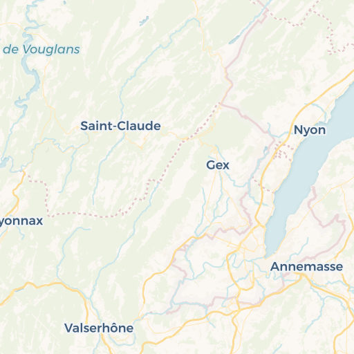 map of Genève