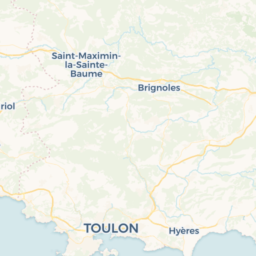 map of Toulon
