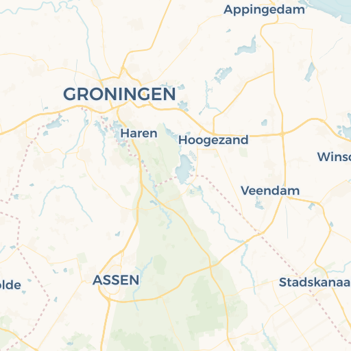 map of Veendam
