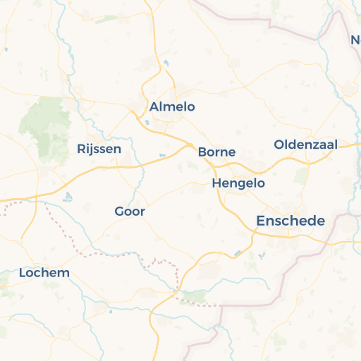 map of Hengelo