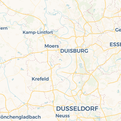 map of Moers
