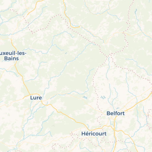 map of Montbéliard