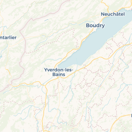 map of Yverdon-les-Bains