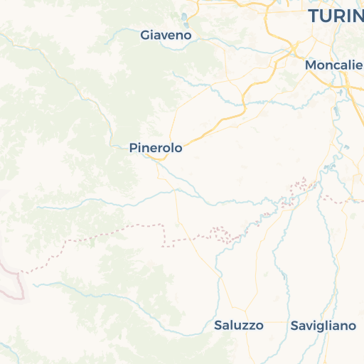 map of Saluzzo