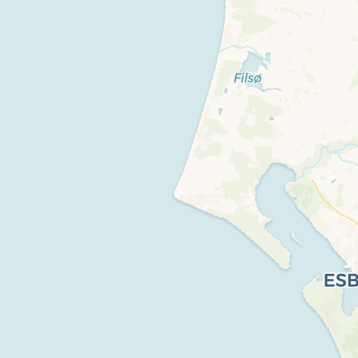map of Esbjerg