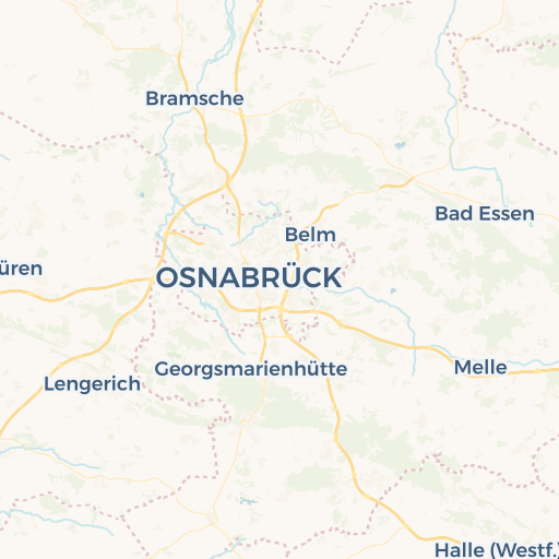 map of Osnabrück