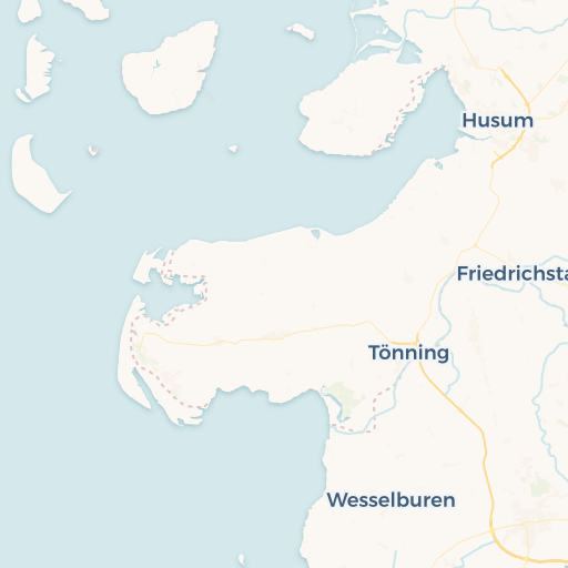 map of Husum