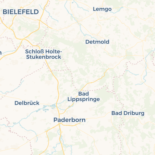 map of Bielefeld