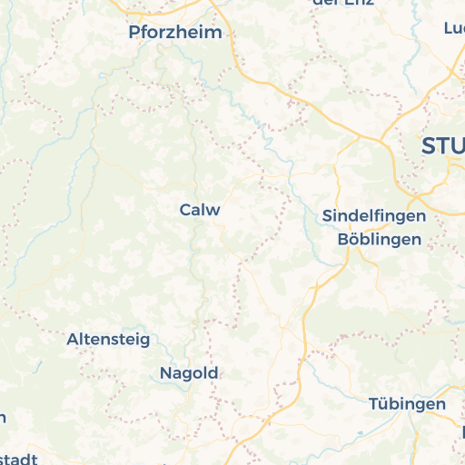 map of Pforzheim