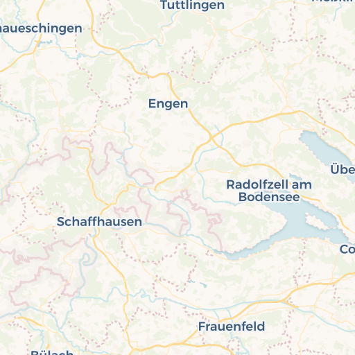 map of Schaffhausen