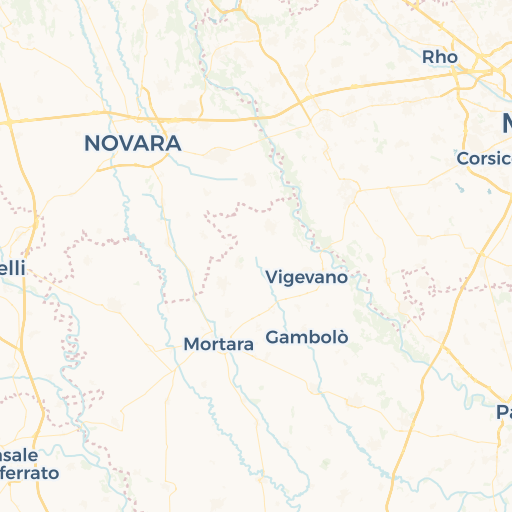 map of Vigevano