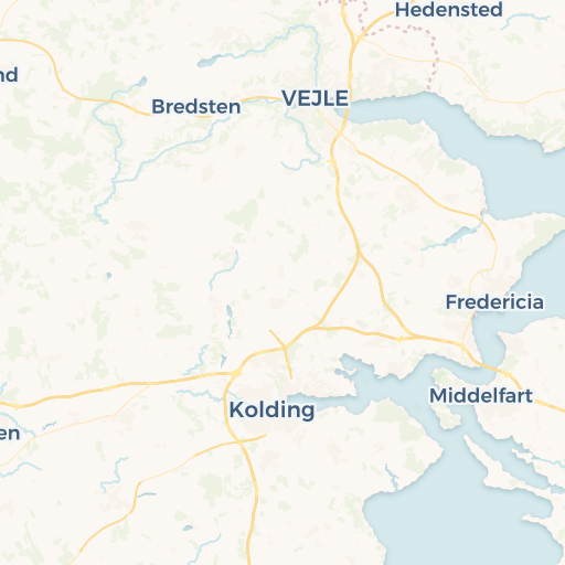 map of Fredericia