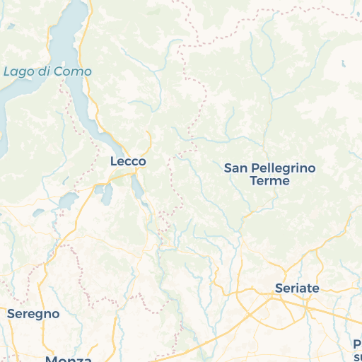 map of Bergamo