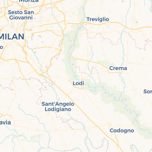 map of Pavia