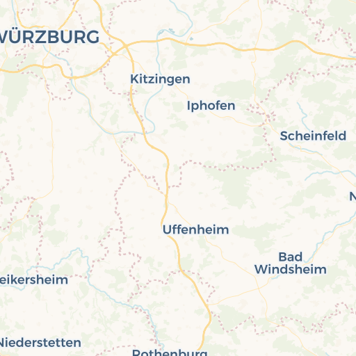 map of Würzburg