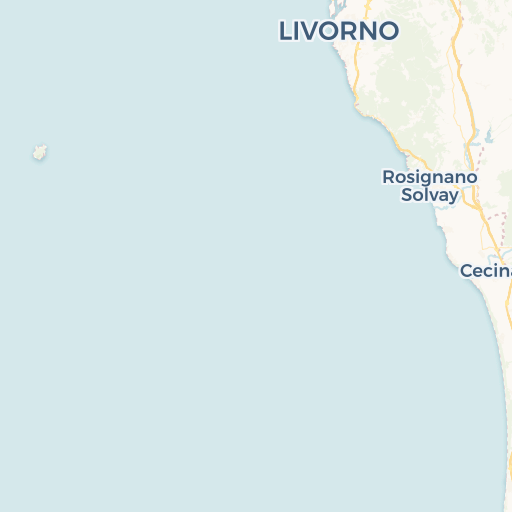 map of Livorno
