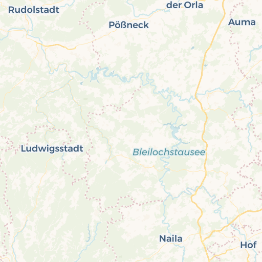 map of Saalfeld