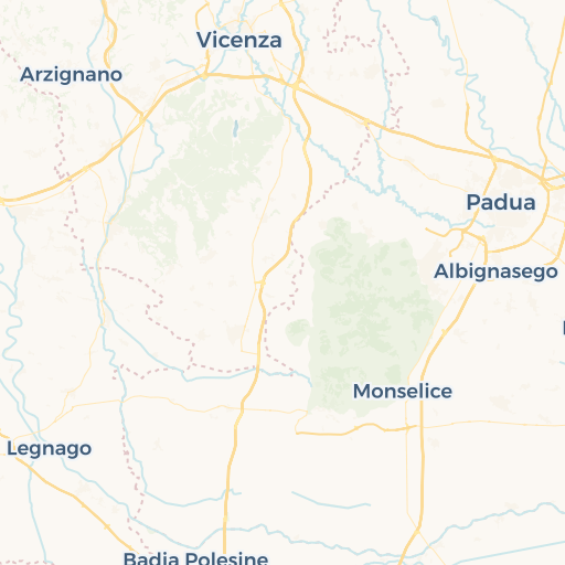 map of Padova