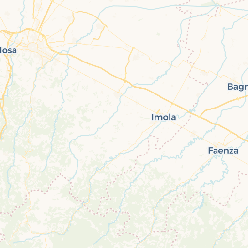 map of Faenza