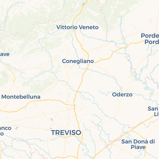 map of Treviso