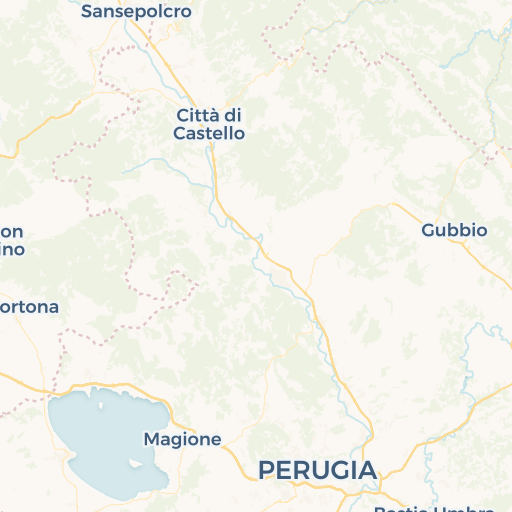 map of Perugia