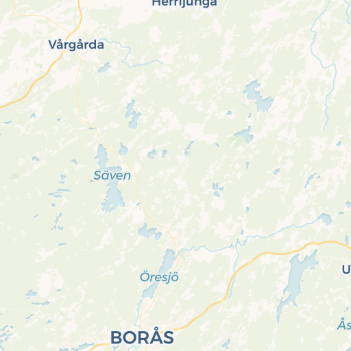 map of Borås