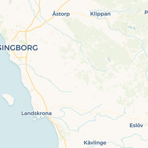 map of Helsingborg