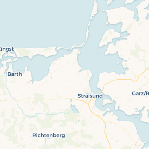 map of Stralsund