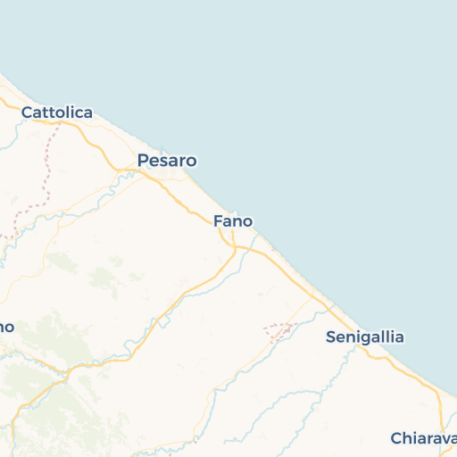 map of Pesaro