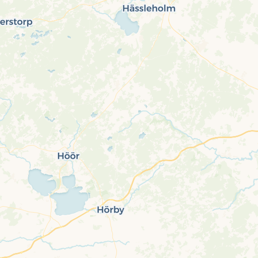 map of Hässleholm