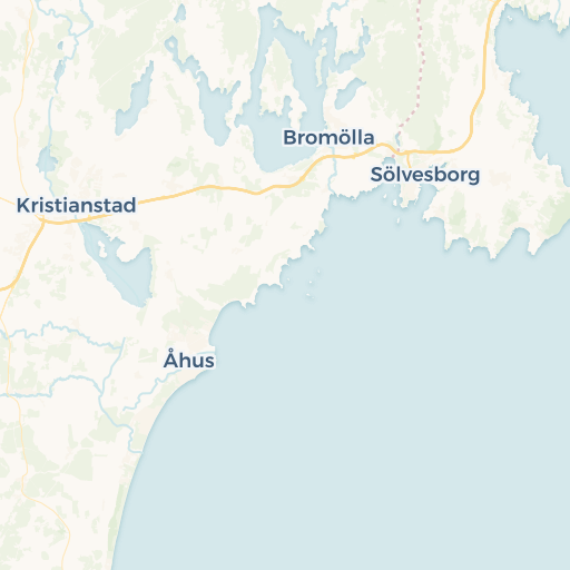 map of Kristianstad