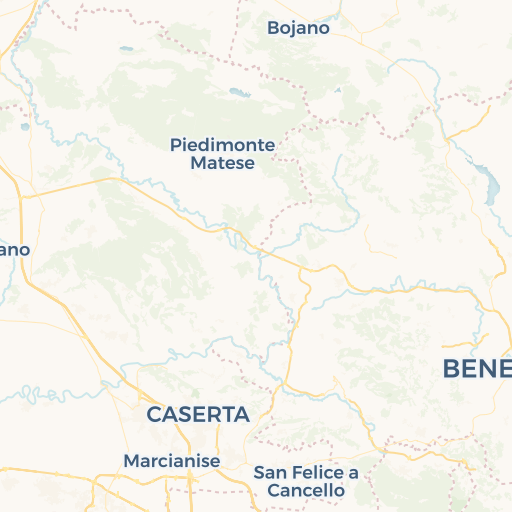 map of Caserta