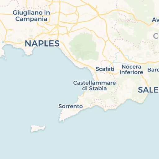 map of Napoli
