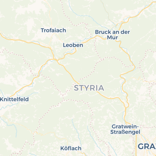 map of Styria