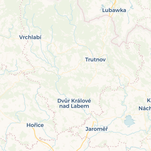 map of Vrchlabí