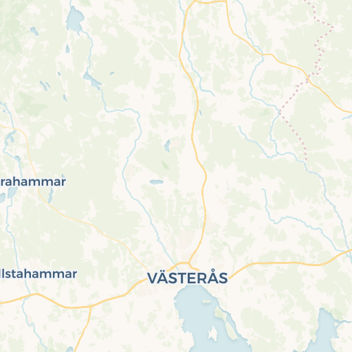 map of Västerås