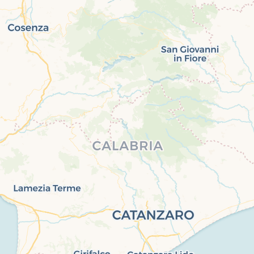 map of Cosenza